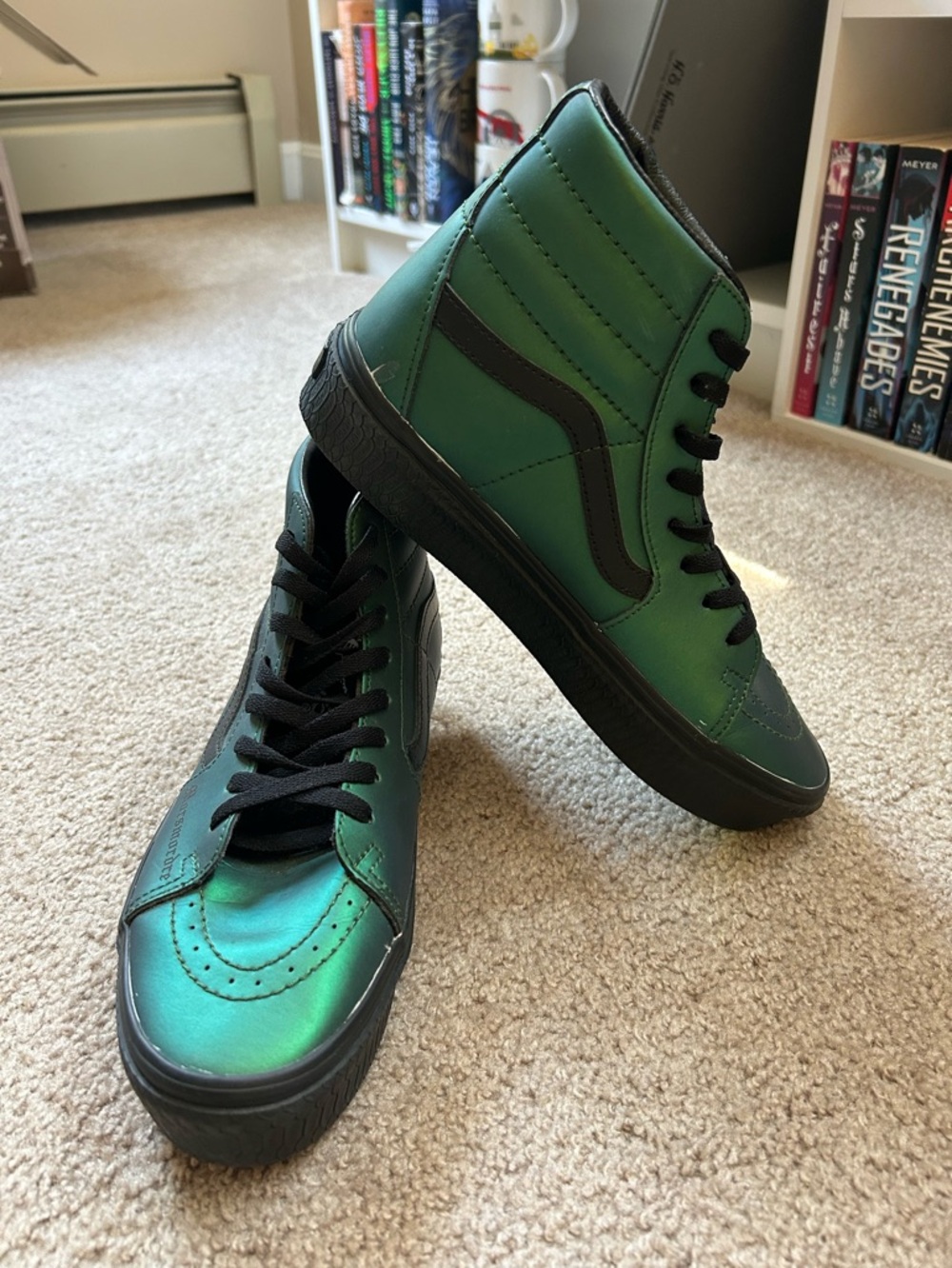 Harry Potter Death Eater Platform Old Skool Vans size 8 men's/9.5 women's